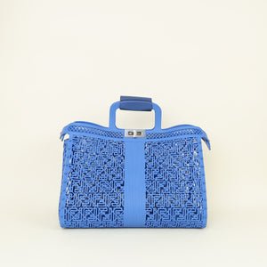 Fendi Royal Blue Forty8 Basket Tote Bag