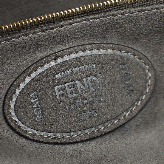 Fendi Gray Selleria Gloria Tote Small Bag