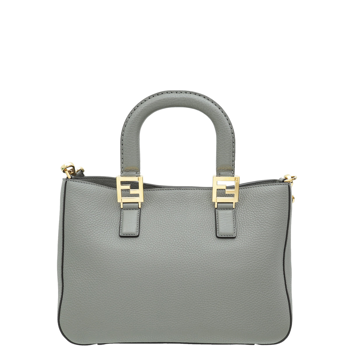 Fendi Gray Selleria Gloria Tote Small Bag