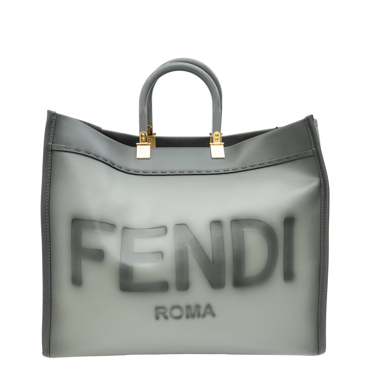 Fendi Bicolor Sunshine Large Tote Shopping Bag