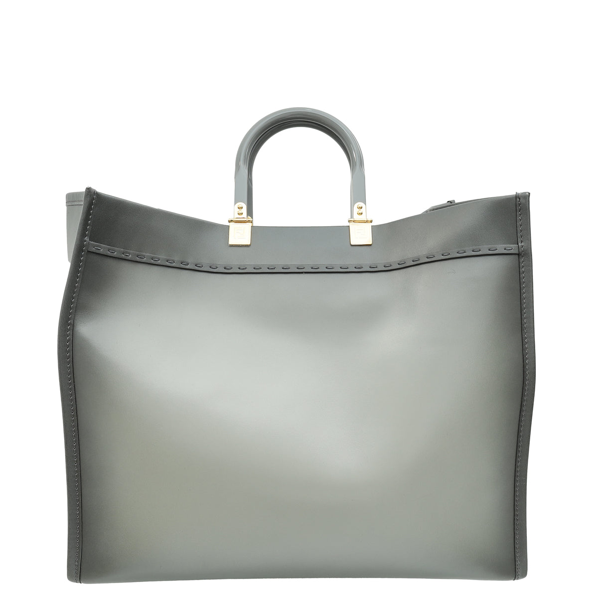 Fendi Bicolor Sunshine Large Tote Shopping Bag-Fendi-THE CLOSET