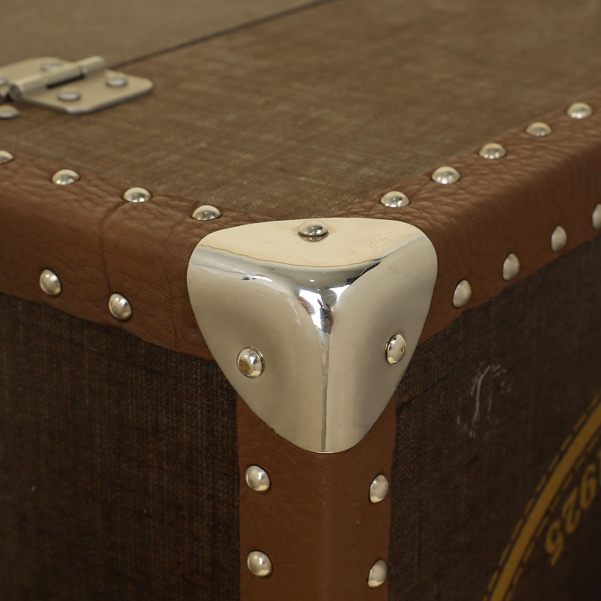 Fendi Brown Vintage Selleria Jewelry Holder Trunk Case