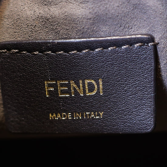 Fendi Bicolor FF Zucca Mon Tresor Mini Bucket Bag