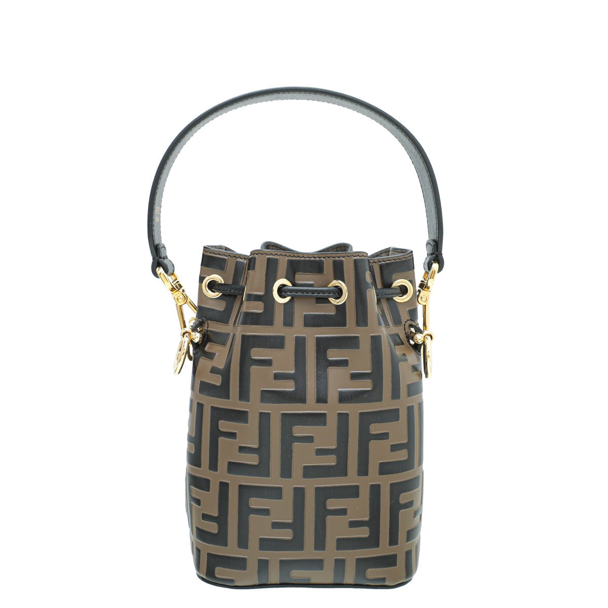 Fendi Bicolor FF Zucca Mon Tresor Mini Bucket Bag-Fendi-THE CLOSET