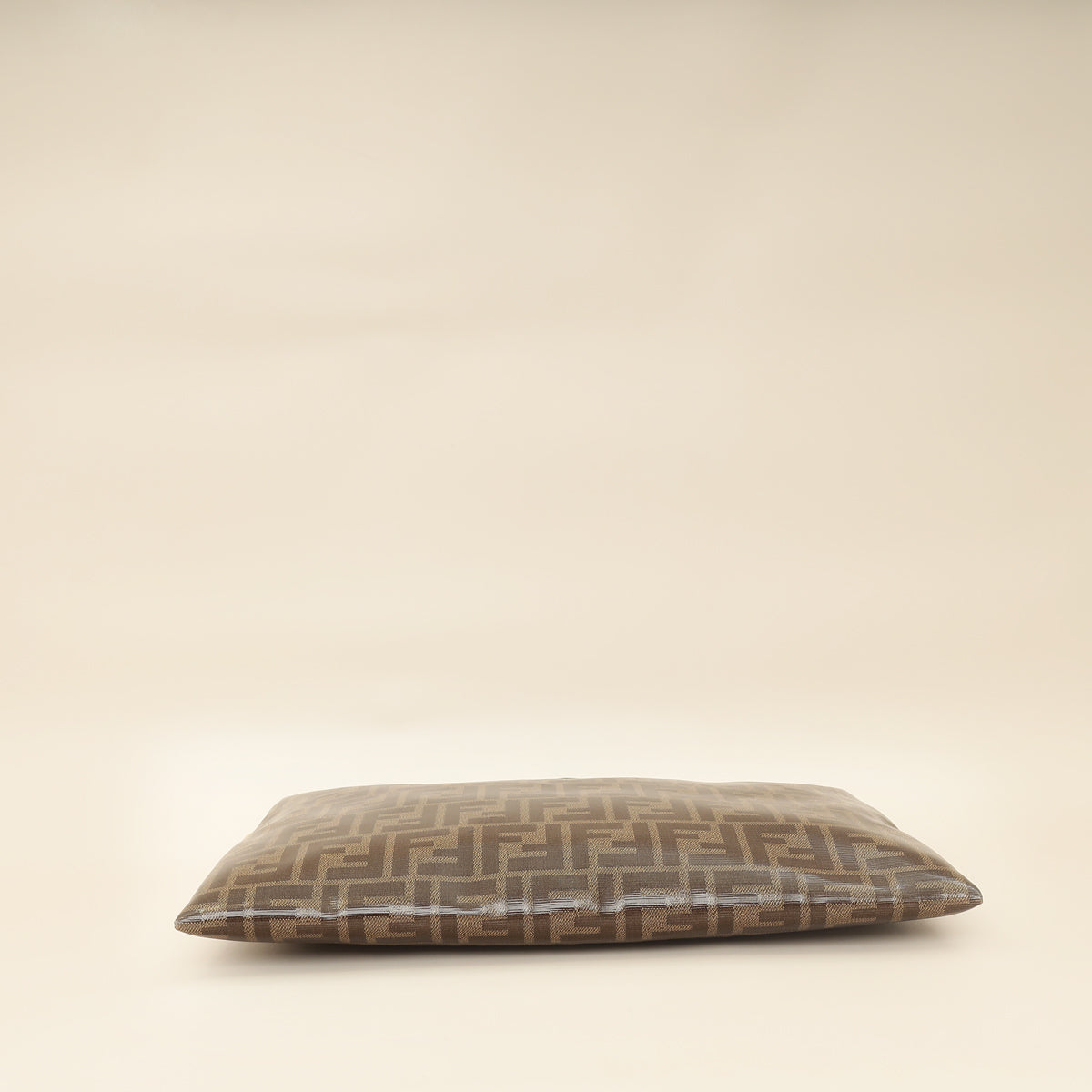 Fendi Brown FF Large Flat Wristlet Pouch-Fendi-THE CLOSET