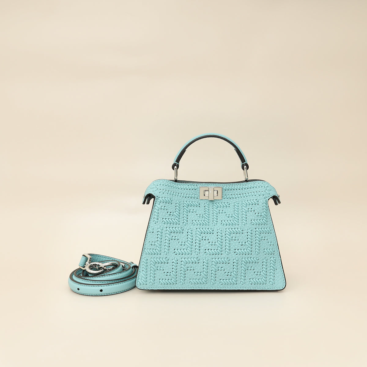 Fendi Aquifer Peekaboo ISeeU Petite Bag-Fendi-THE CLOSET