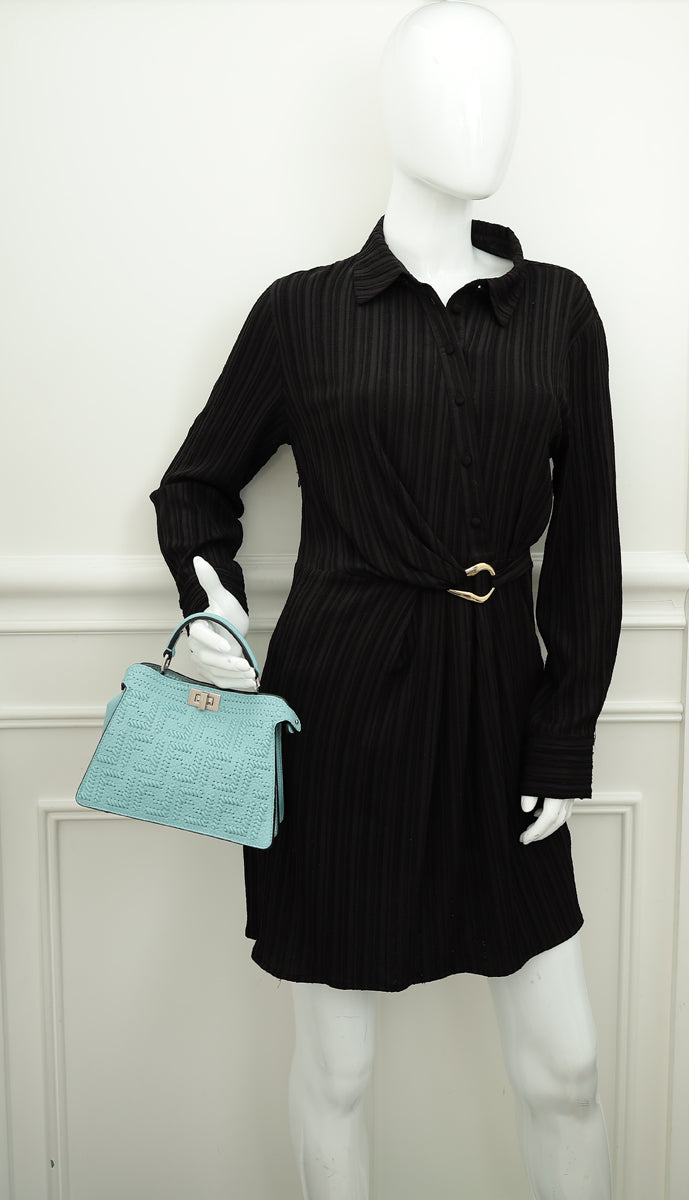 Fendi Aquifer Peekaboo ISeeU Petite Bag-Fendi-THE CLOSET