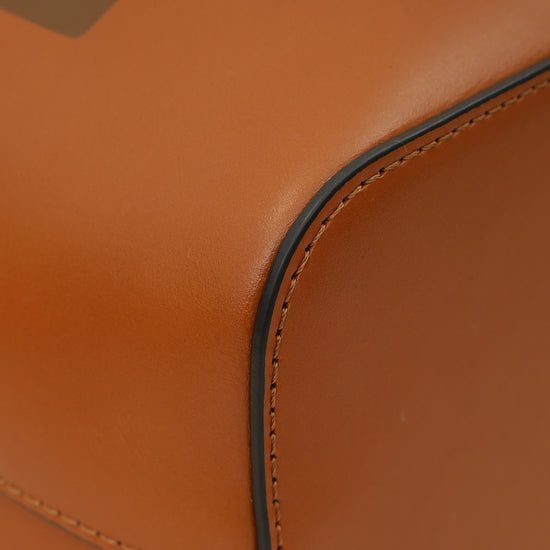 Fendi Brown Logo Mini Leather Mon Tresor Bag-Fendi-THE CLOSET