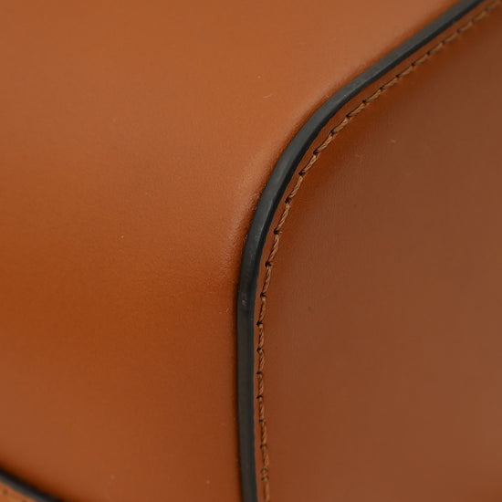 Fendi Brown Logo Mini Leather Mon Tresor Bag-Fendi-THE CLOSET