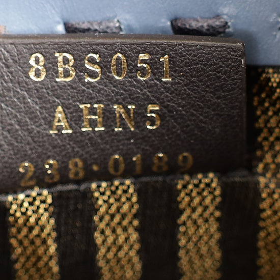 Fendi Dark Blue Mini Sunshine Shopper Bag-Fendi-THE CLOSET