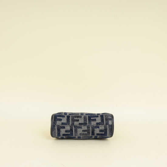 Fendi Navy Nano Peekaboo Bag