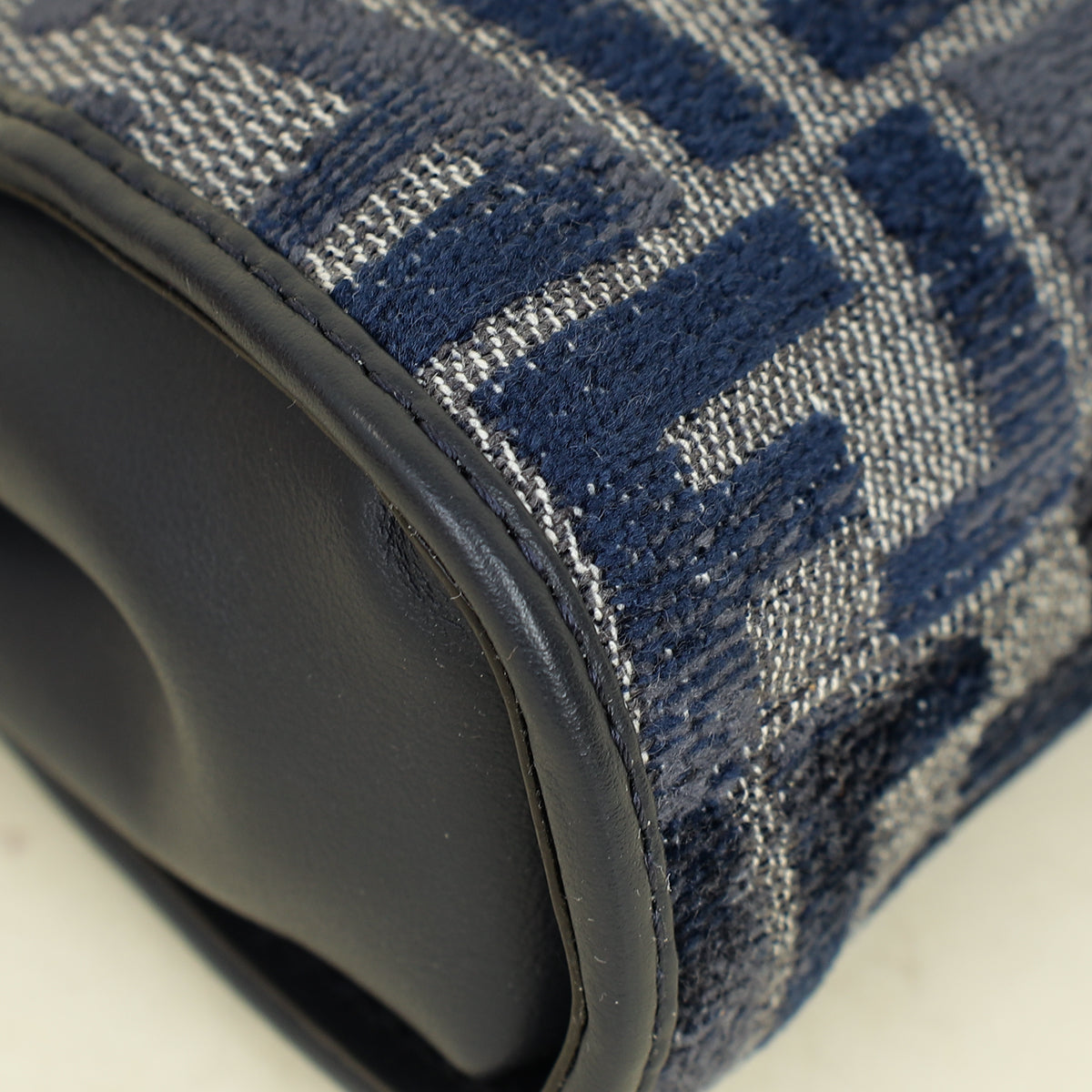 Fendi Navy Nano Peekaboo Bag