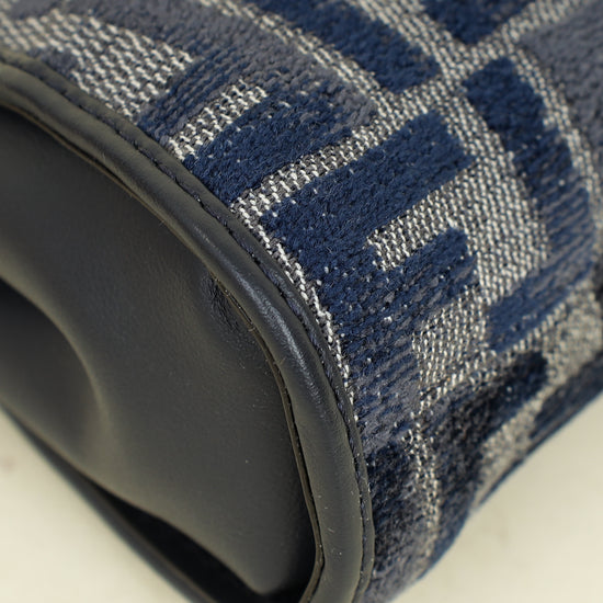 Fendi Navy Nano Peekaboo Bag