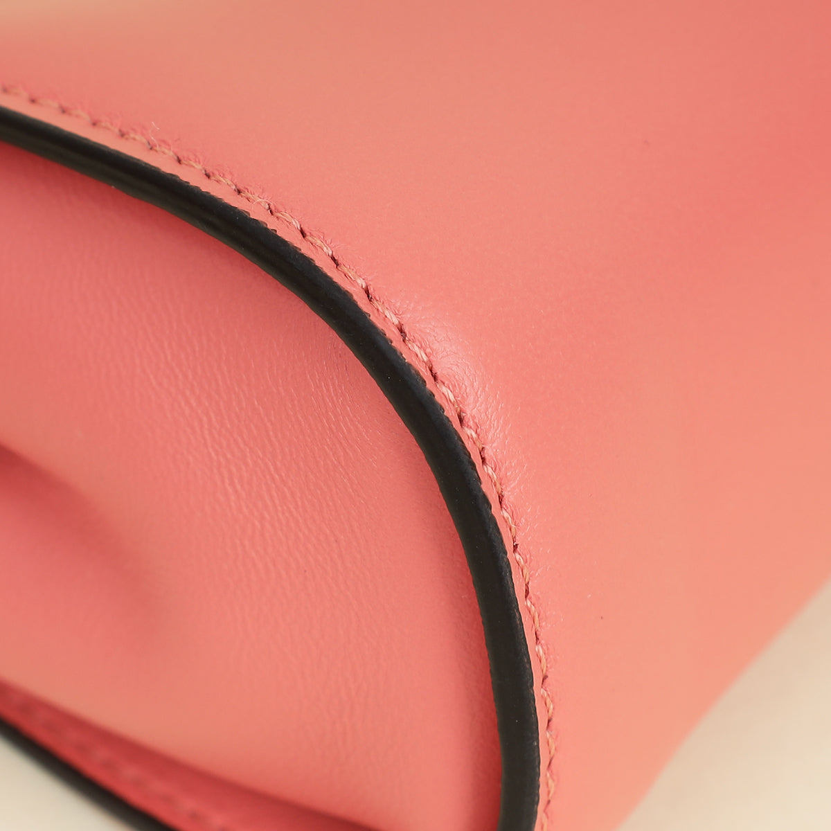 Fendi Rose Peach Nano Peekaboo Bag