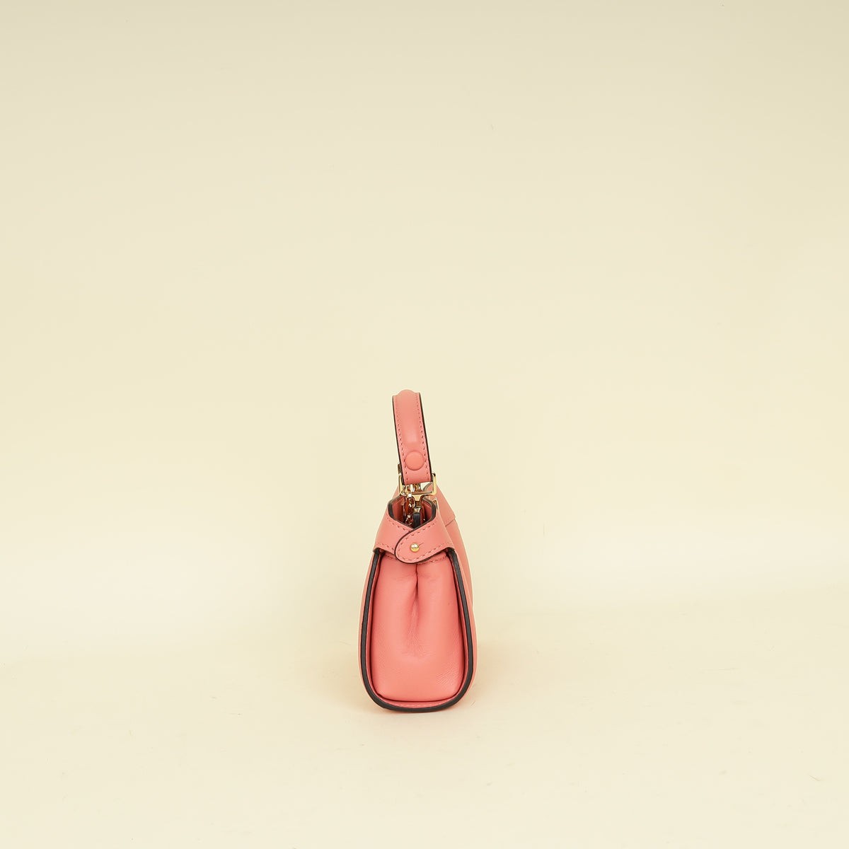 Fendi Rose Peach Nano Peekaboo Bag