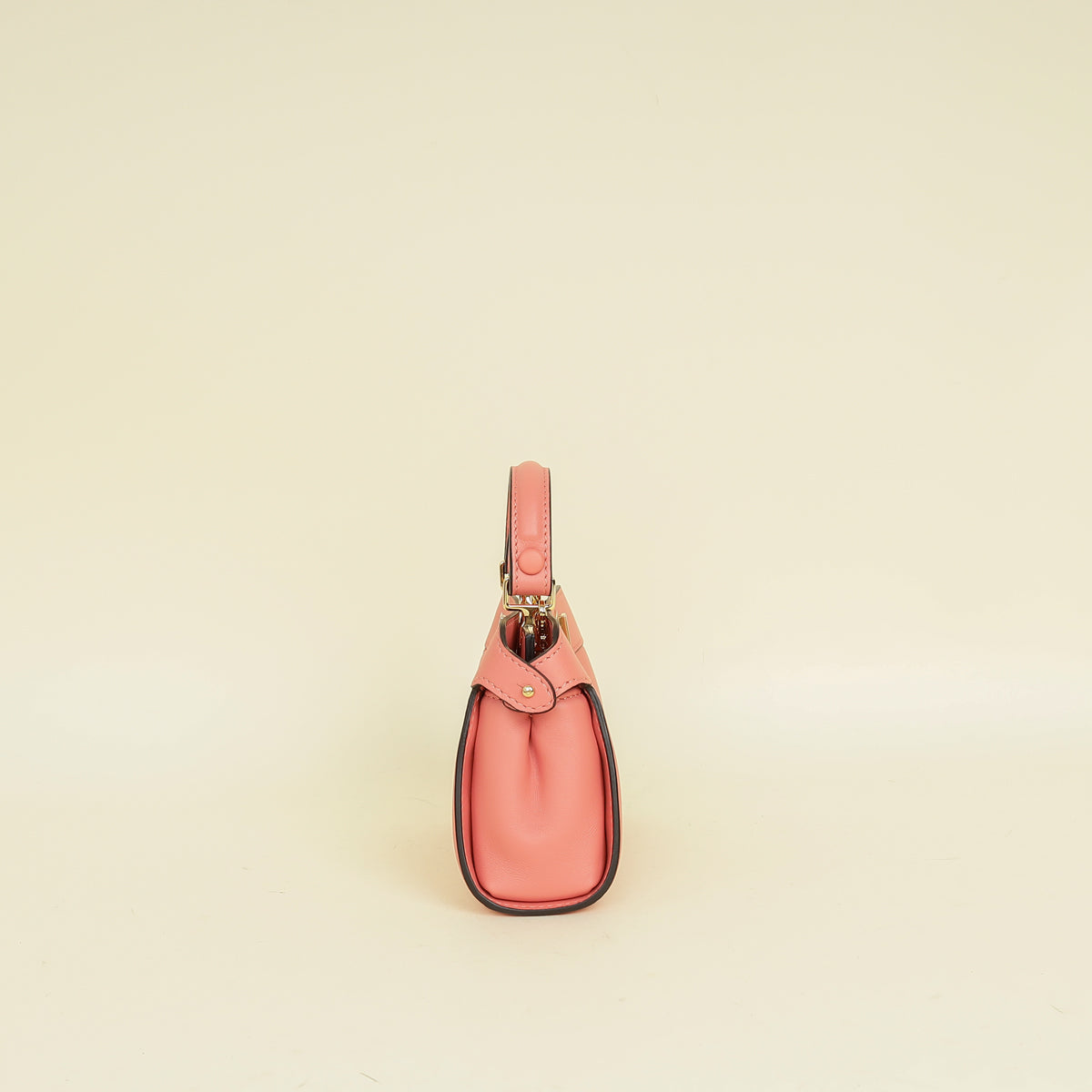 Fendi Rose Peach Nano Peekaboo Bag