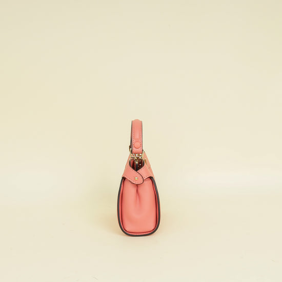 Fendi Rose Peach Nano Peekaboo Bag