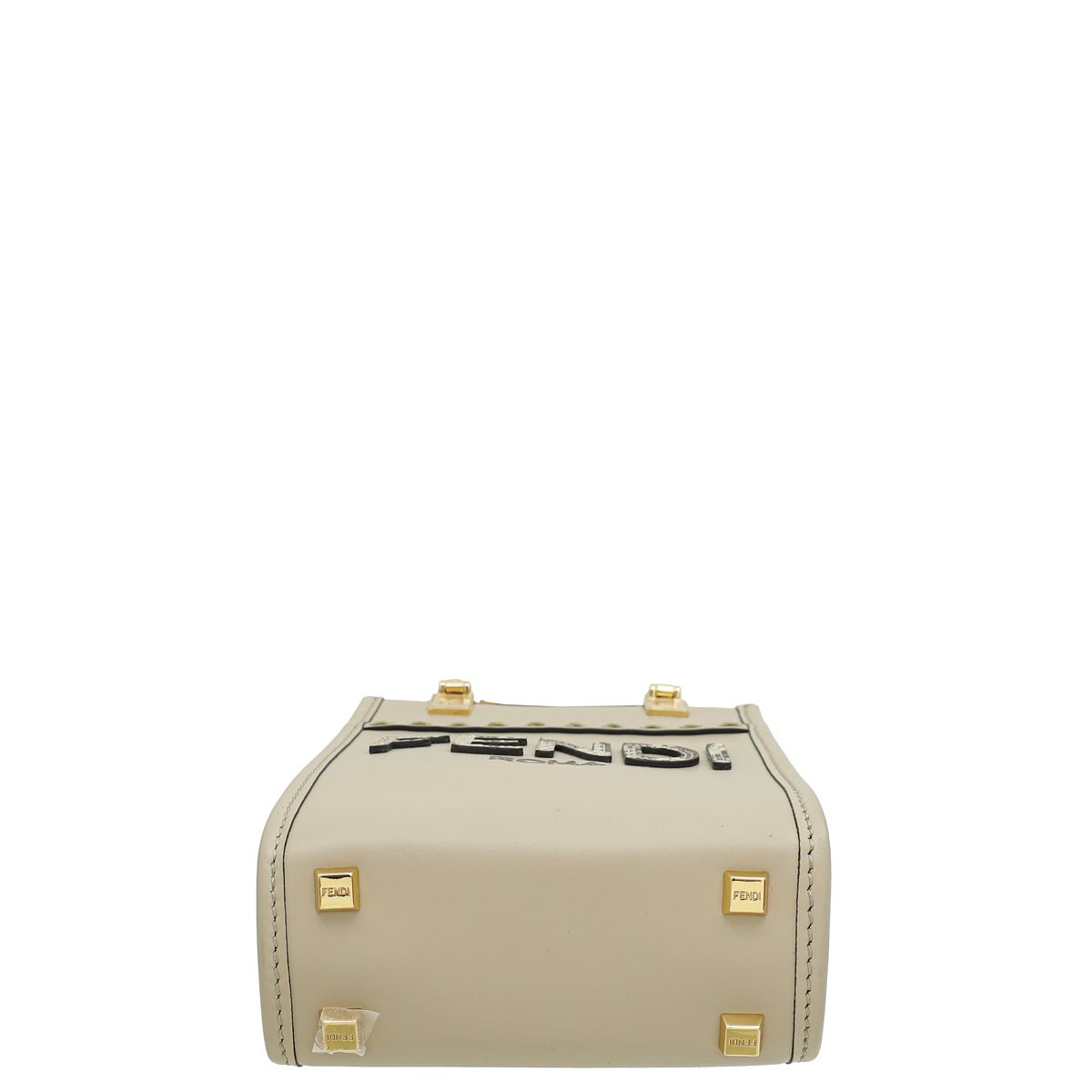 Fendi Beige Mini Sunshine Shopper Bag-Fendi-THE CLOSET