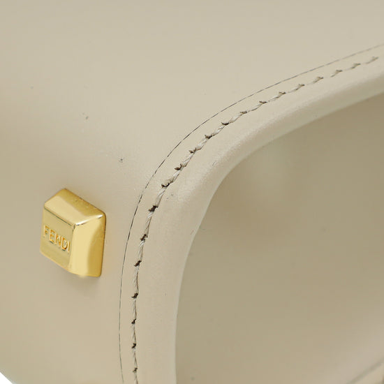 Fendi Beige Mini Sunshine Shopper Bag-Fendi-THE CLOSET