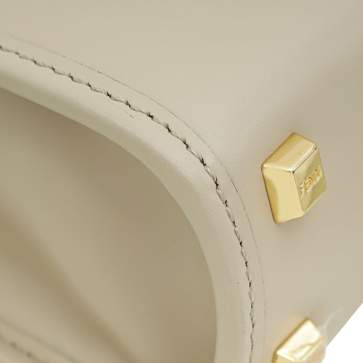 Fendi Beige Mini Sunshine Shopper Bag-Fendi-THE CLOSET