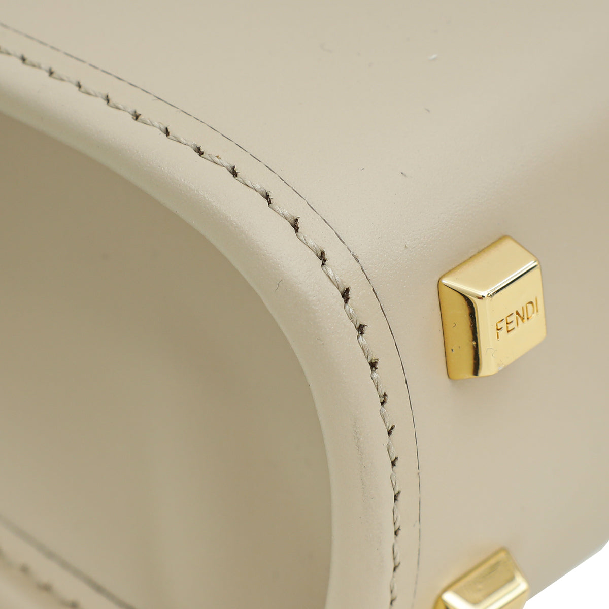 Fendi Beige Mini Sunshine Shopper Bag-Fendi-THE CLOSET