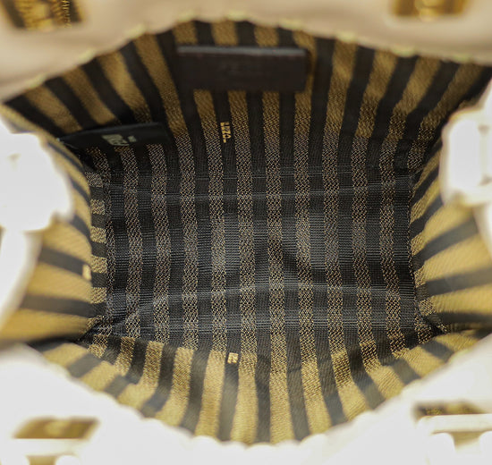 Fendi Beige Mini Sunshine Shopper Bag-Fendi-THE CLOSET