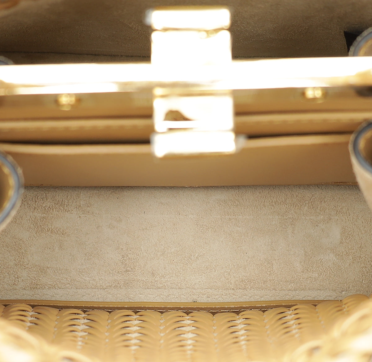 Fendi Beige Peekaboo ISEEU Petite Interlaced Bag-Fendi-THE CLOSET