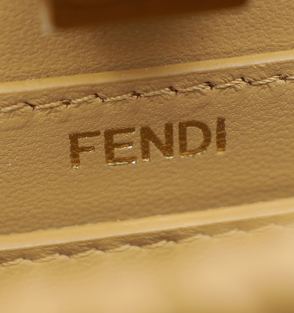 Fendi Beige Peekaboo ISEEU Petite Interlaced Bag-Fendi-THE CLOSET
