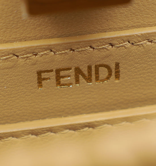 Fendi Beige Peekaboo ISEEU Petite Interlaced Bag-Fendi-THE CLOSET