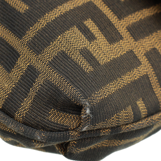 Fendi Zucca Mia Large Flap Shoulder Bag-Fendi-THE CLOSET