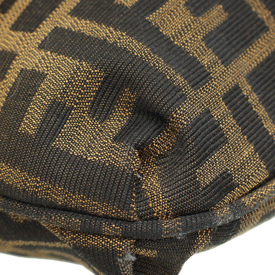 Fendi Zucca Mia Large Flap Shoulder Bag-Fendi-THE CLOSET