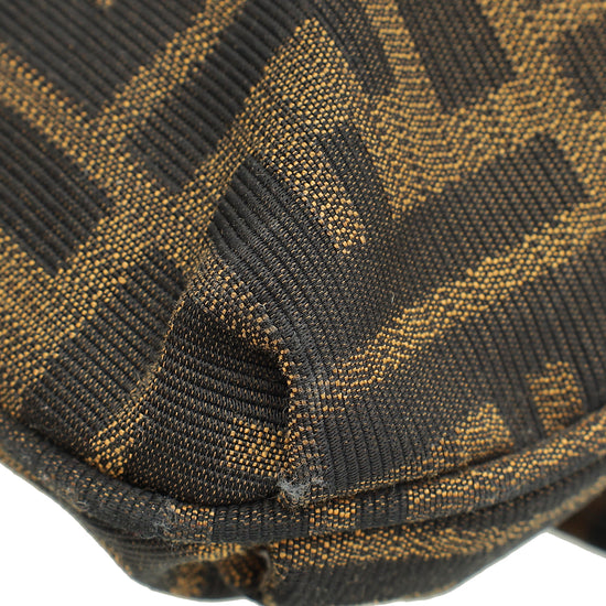 Fendi Zucca Mia Large Flap Shoulder Bag-Fendi-THE CLOSET