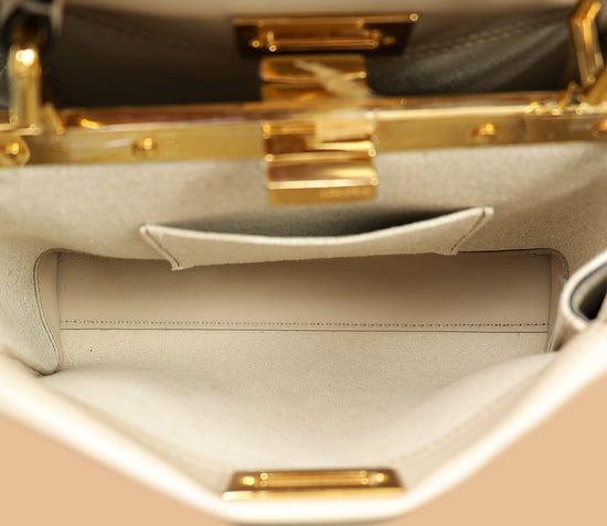 Fendi Beige Mini Peekaboo Bag-Fendi-THE CLOSET