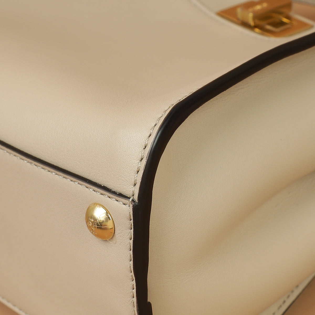 Fendi Beige Mini Peekaboo Bag-Fendi-THE CLOSET