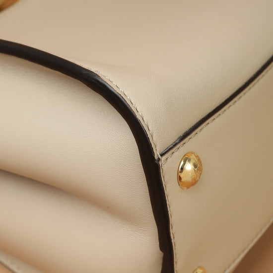 Fendi Beige Mini Peekaboo Bag-Fendi-THE CLOSET