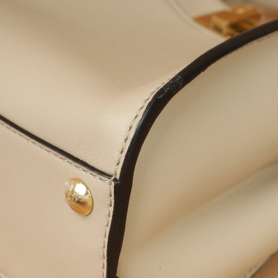 Fendi Beige Mini Peekaboo Bag-Fendi-THE CLOSET