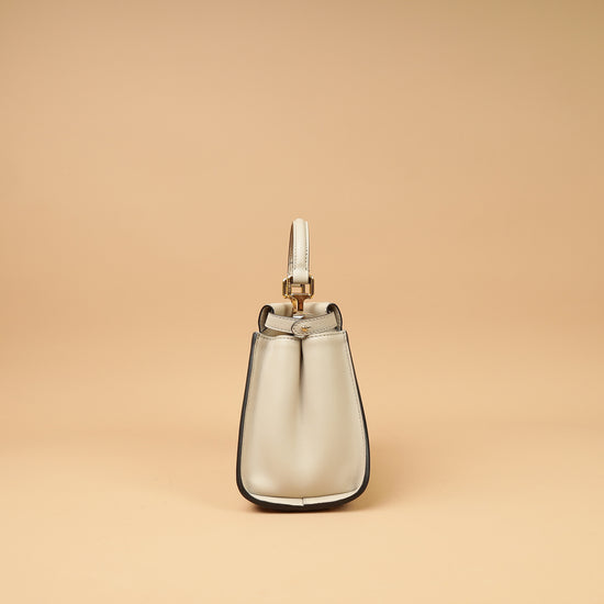 Fendi Beige Mini Peekaboo Bag-Fendi-THE CLOSET