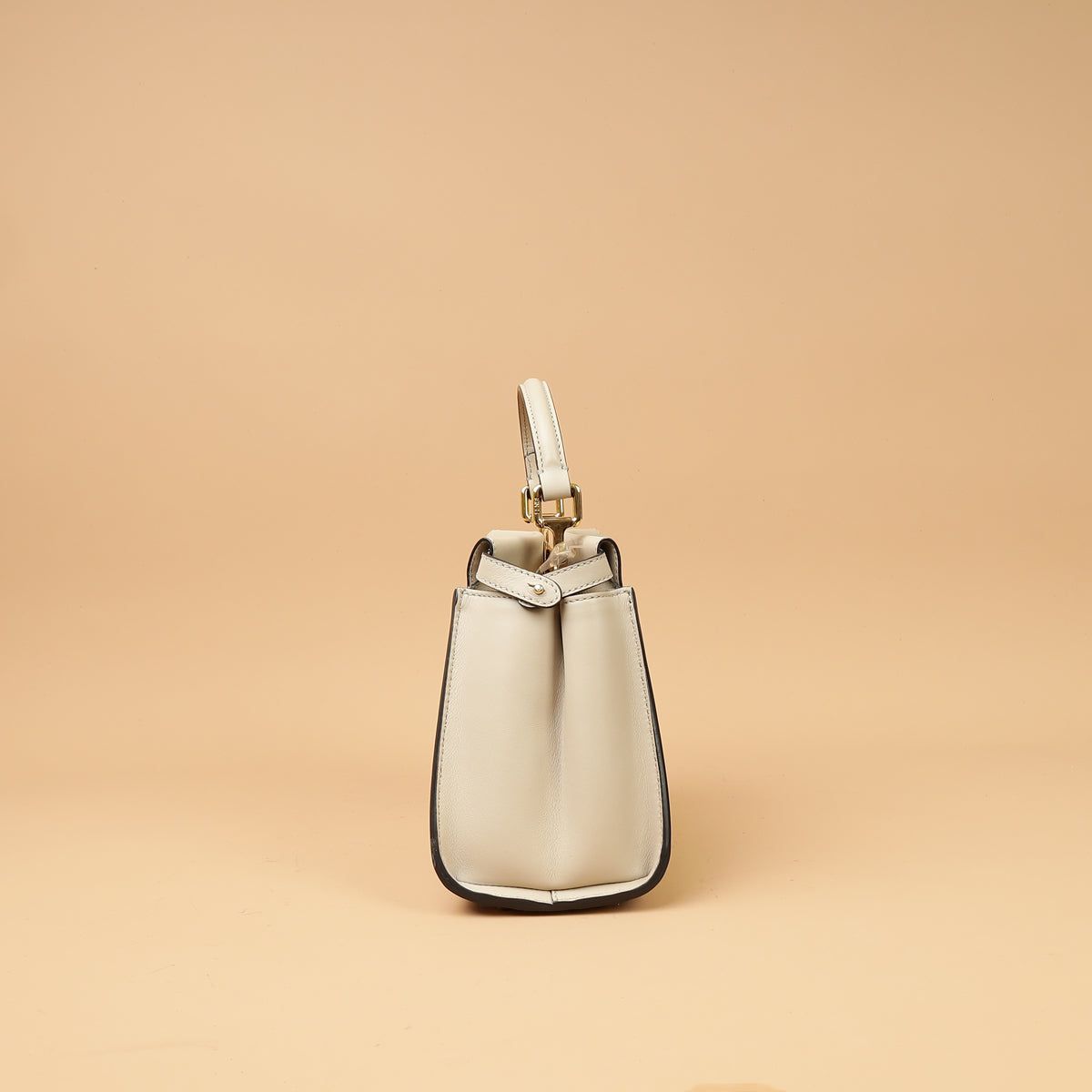 Fendi Beige Mini Peekaboo Bag-Fendi-THE CLOSET