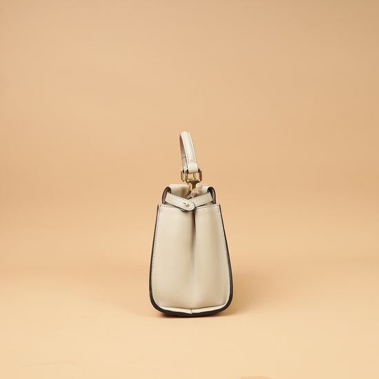 Fendi Beige Mini Peekaboo Bag-Fendi-THE CLOSET