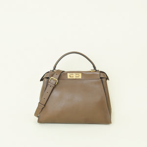 Fendi Brown Peekaboo Regular Bag