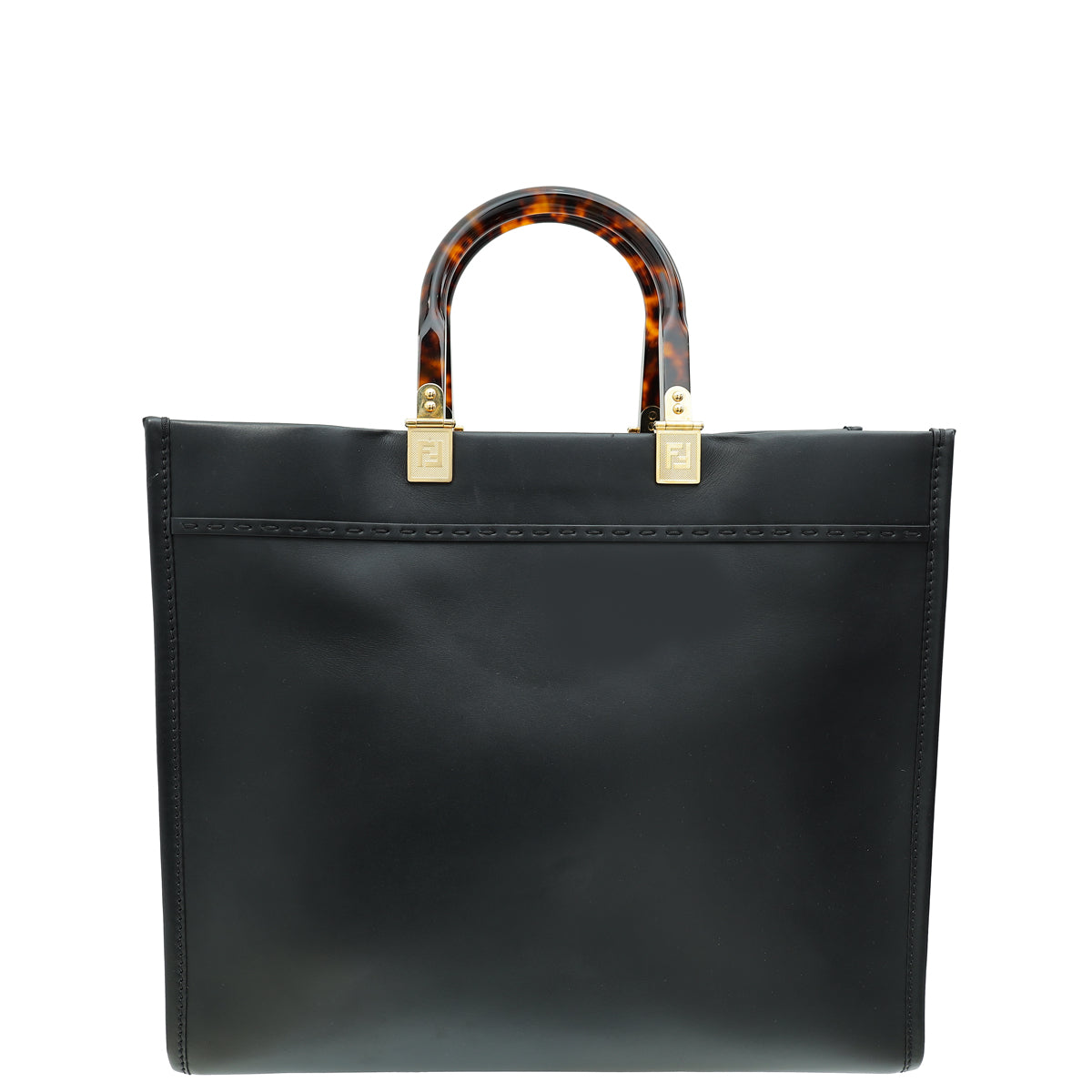 Fendi Black Sunshine Medium Shopping Bag-Fendi-THE CLOSET