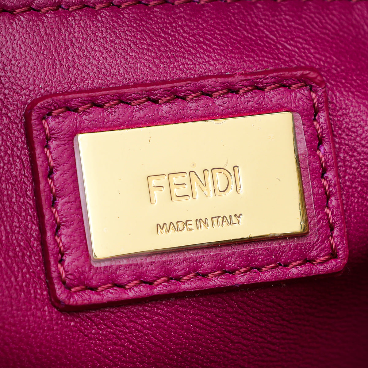 Fendi Multicolor Python Peekaboo Mini Bag