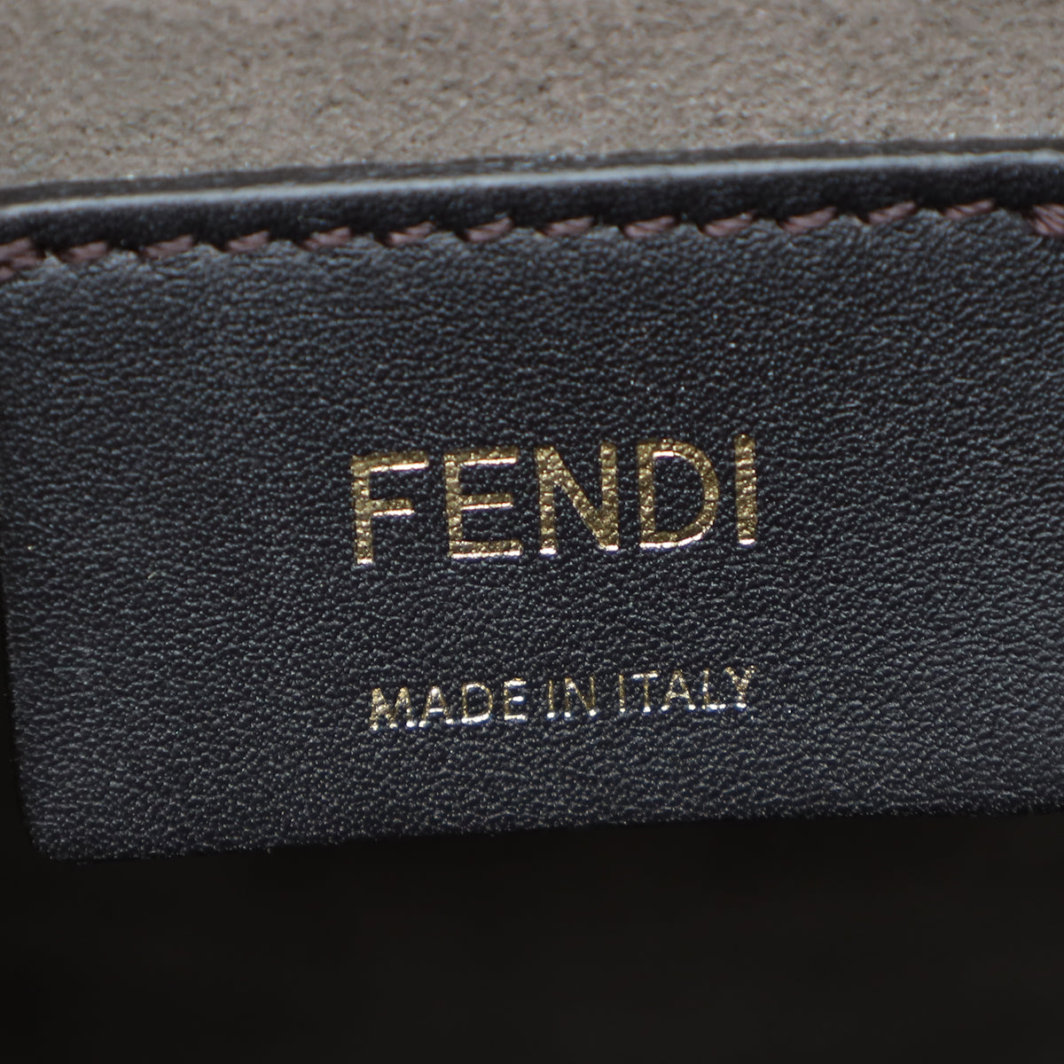 Fendi Black FF Embossed Mon Tresor Mini Bucket Bag