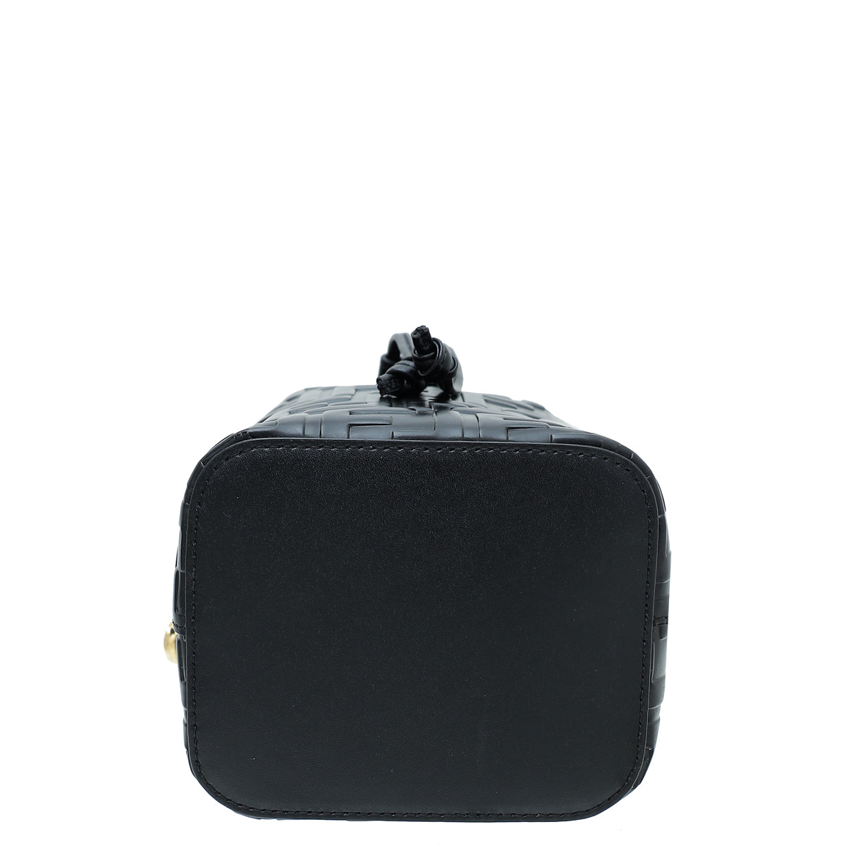 Fendi Black FF Embossed Mon Tresor Mini Bucket Bag