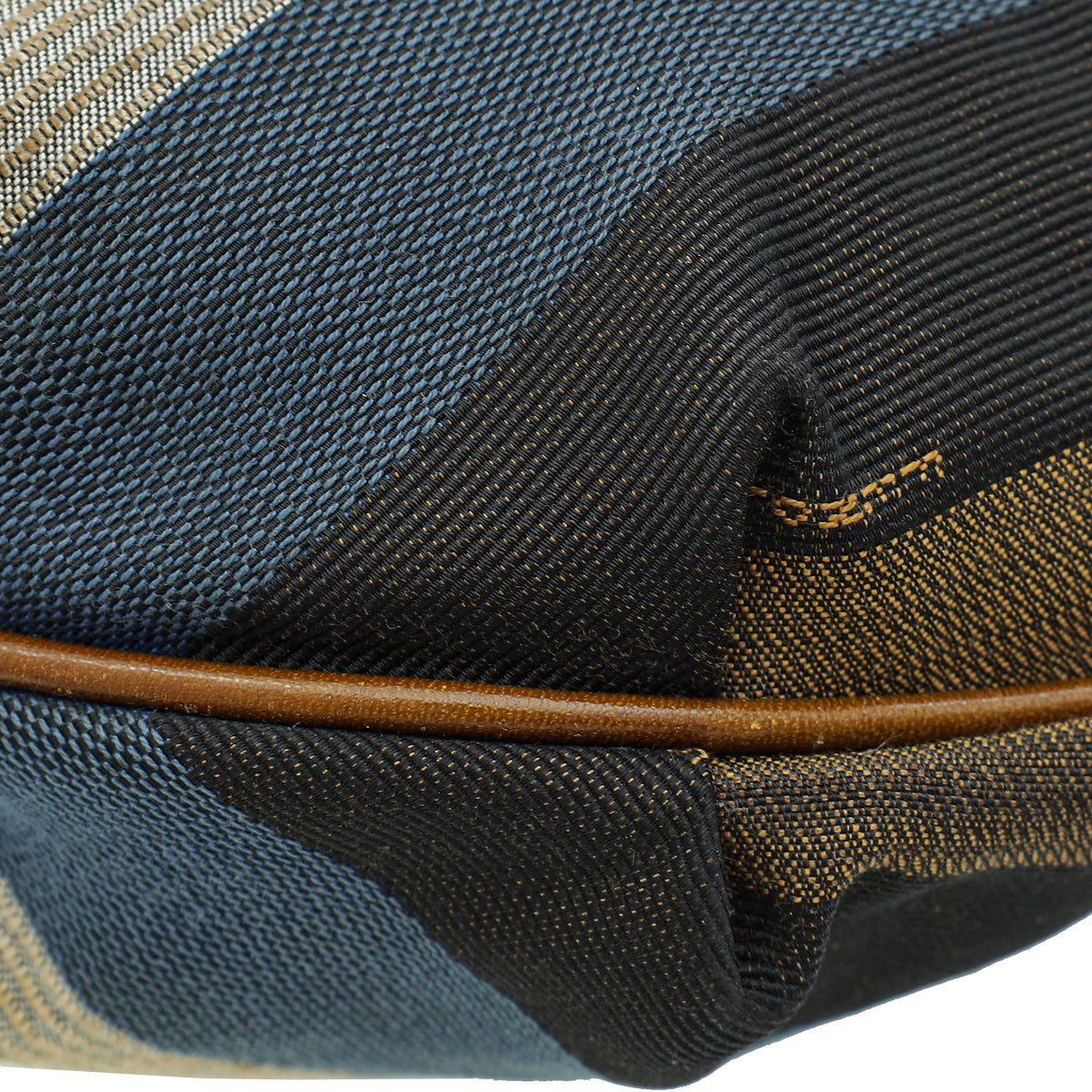 Fendi Multicolor Pequin Stripe Chef Chain Hobo Bag-Fendi-THE CLOSET