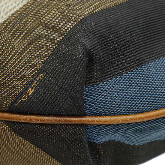 Fendi Multicolor Pequin Stripe Chef Chain Hobo Bag-Fendi-THE CLOSET