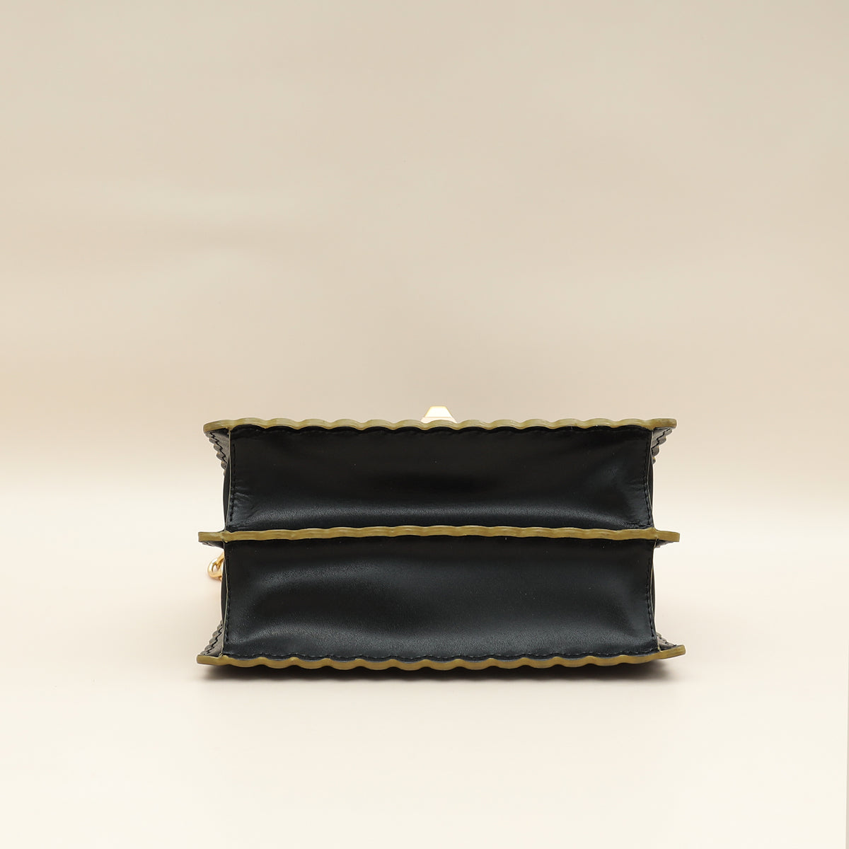 Fendi Black Kan I Stud Small Shoulder Bag-Fendi-THE CLOSET