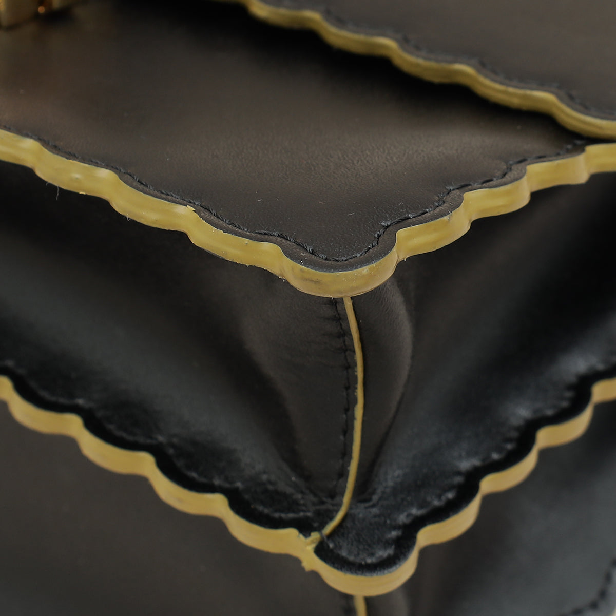 Fendi Black Kan I Stud Small Shoulder Bag-Fendi-THE CLOSET