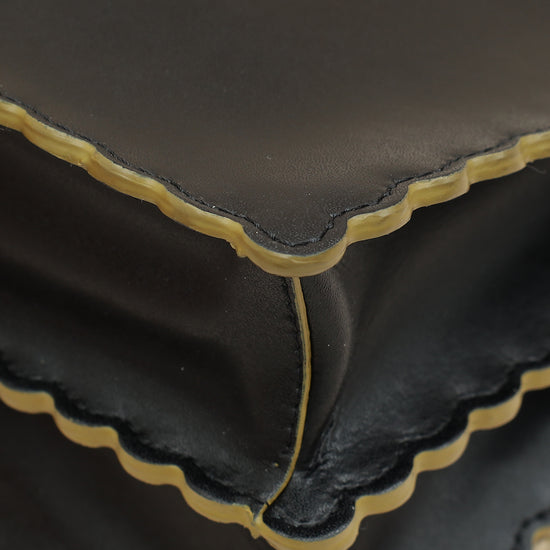 Fendi Black Kan I Stud Small Shoulder Bag-Fendi-THE CLOSET