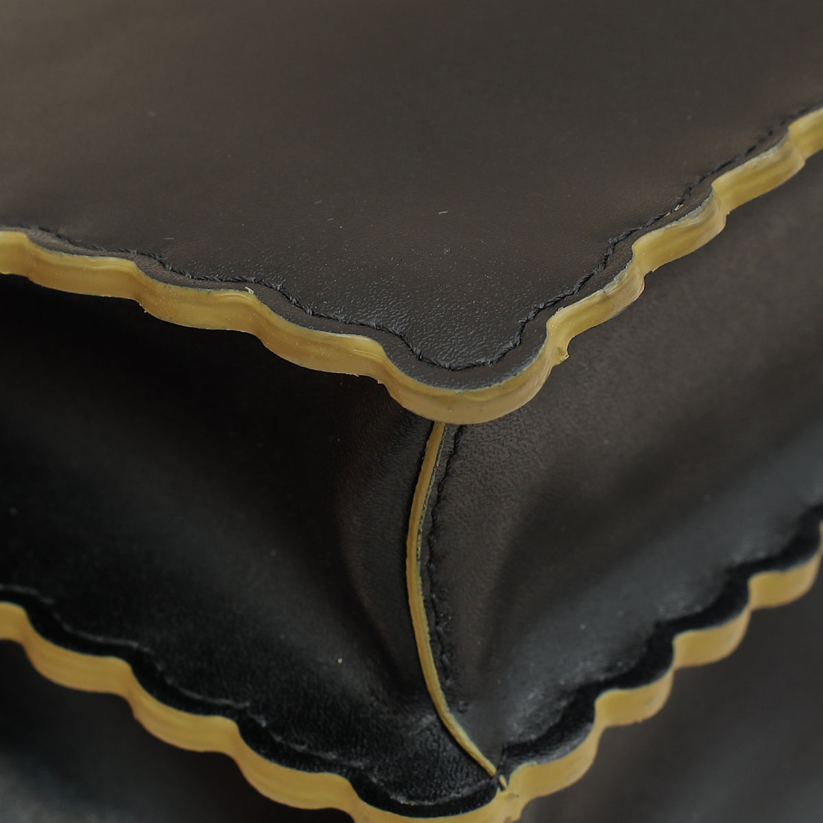 Fendi Black Kan I Stud Small Shoulder Bag-Fendi-THE CLOSET